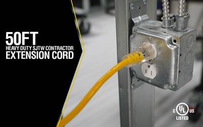 Foto 2 | Foto 2 | Cable De Extensión Yellow Jacket 2884 12/3 15 A 50 Pies Con Extremos Iluminados - Venta Internacional.