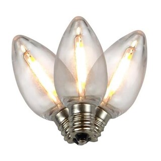 Foto 1 | Foto 1 | Bombillas Led Navideñas Luces Navideñas Brillantes C7 Blanco Cálido 25 Unidades - Venta Internacional.