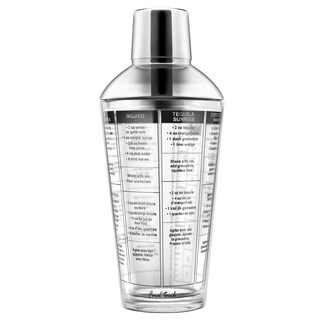 Foto 1 | Foto 1 | Coctelera Final Touch De Vidrio Transparente/acero Inoxidable 500 Ml - Venta Internacional.