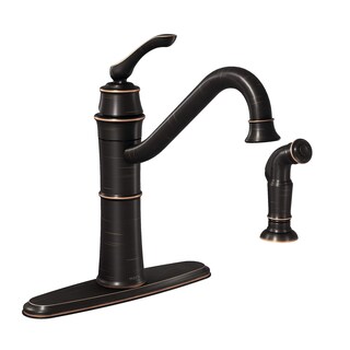 Foto 1 | Foto 1 | Grifo De Cocina Moen Wetherly High-arc Mediterranean Bronze - Venta Internacional.