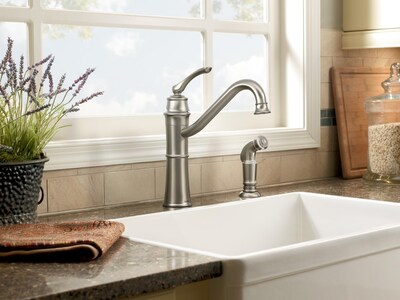 Foto 3 | Foto 3 | Grifo De Cocina Moen Wetherly High-arc Mediterranean Bronze - Venta Internacional.