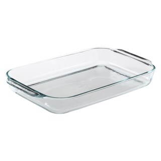 Foto 1 | Foto 1 | Plato Para Hornear Pyrex De Cristal Transparente Oblongo De 4 5 L - Venta Internacional.