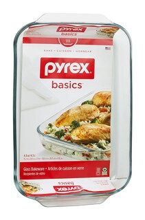 Foto 2 | Foto 2 | Plato Para Hornear Pyrex De Cristal Transparente Oblongo De 4 5 L - Venta Internacional.