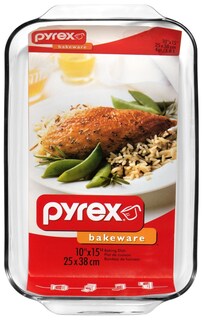 Foto 3 | Foto 3 | Plato Para Hornear Pyrex De Cristal Transparente Oblongo De 4 5 L - Venta Internacional.