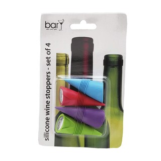 Foto 2 | Foto 2 | Tapones De Silicona Para Vino Bar Cerveza Y Licores 3 Juego De 4 - Venta Internacional.