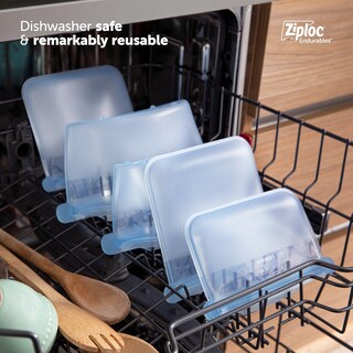 Foto 7 | Foto 7 | Bolsa De Almacenamiento De Alimentos Ziploc Endurables 8 Tazas De Silicona - Venta Internacional.