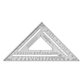 Foto 1 | Foto 1 | Rafter Square Johnson Ras-120 30 Cm De Aluminio Plateado - Venta Internacional.