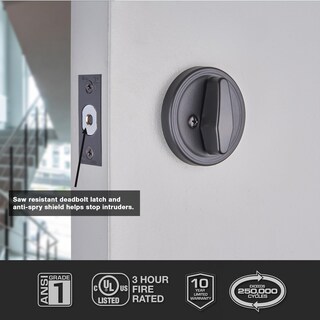 Foto 5 | Foto 5 | Deadbolt Lock Brinks Commercial Negro Mate Grado 1 Ansi - Venta Internacional.
