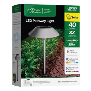 Foto 1 | Foto 1 | Lámpara Led Solar Para Caminos Feit Electric Onesync 40 W 30 Cm - Venta Internacional.