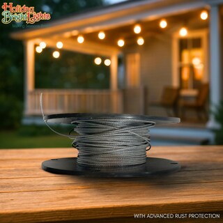 Foto 6 | Foto 6 | Luces Navideñas Brillantes De Alambre De Acero Galvanizado 152 M Resistentes A La Corrosión - Venta Internacional.