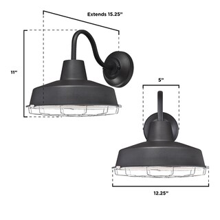 Foto 2 | Foto 2 | Lámpara De Pared Exterior Westinghouse 6131300 Led Regulable Negra - Venta Internacional.