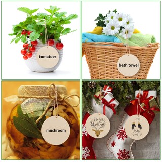 Foto 6 | Foto 6 | Círculos De Madera Awizom De 7 5 Cm 120 Unidades Con Agujeros Para Manualidades - Venta Internacional.