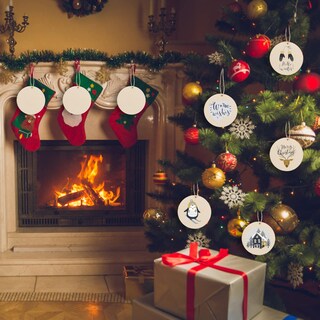 Foto 7 | Foto 7 | Círculos De Madera Awizom De 7 5 Cm 120 Unidades Con Agujeros Para Manualidades - Venta Internacional.