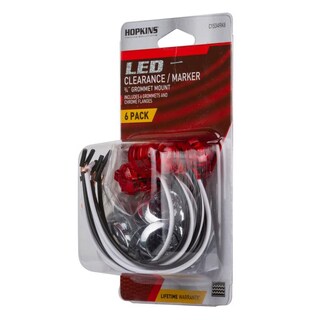 Foto 1 | Foto 1 | Luz Led Hopkins Roja Redonda Con Holgura Y Marcador Lateral Paquete De 6 - Venta Internacional.