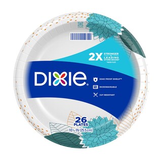 Foto 1 | Foto 1 | Plato Llano Dixie Flowers Bloom Paper 26 Paquete De 8 - Venta Internacional.