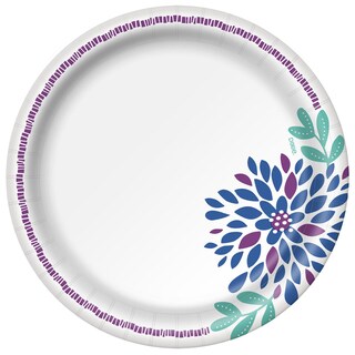 Foto 3 | Foto 3 | Plato Llano Dixie Flowers Bloom Paper 26 Paquete De 8 - Venta Internacional.