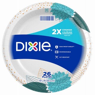 Foto 4 | Foto 4 | Plato Llano Dixie Flowers Bloom Paper 26 Paquete De 8 - Venta Internacional.