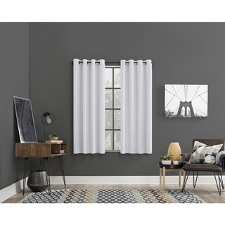 Foto 1 | Foto 1 | Cortinas Opacas Sun Zero Norwich Color Blanco 203 Cm X 160 Cm - Venta Internacional.