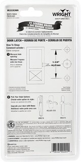 Foto 3 | Foto 3 | Cierre De Puerta Wright Products Con Botón De Amarre Con Llave Color Blanco - Venta Internacional.