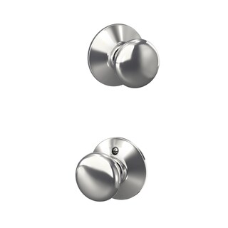 Foto 1 | Foto 1 | Pomo De Puerta Schlage F10 Ply 625 Plymouth Para Pasillo Y Armario Cromado Brillante - Venta Internacional.