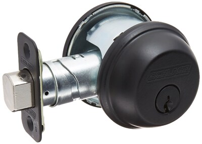 Foto 1 | Foto 1 | Cerrojo Monocilíndrico Lock Schlage B60n622k4 Negro Mate - Venta Internacional.