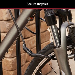 Foto 6 | Foto 6 | Cable Para Candado Para Bicicleta Master Lock 8143d Negro 1 2 M X 8 Mm - Venta Internacional.