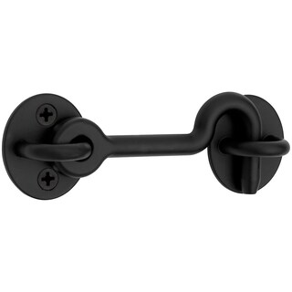 Foto 3 | Foto 3 | Cierre De Gancho Y Ojal National Hardware Acero Negro Mate 4 Cm - Venta Internacional.