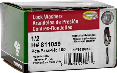 Foto 3 | Foto 3 | Cerradura Dividida Galvanizada Por Inmersión En Caliente De Washer Hillman De 1/2 Pulgada - Venta Internacional.