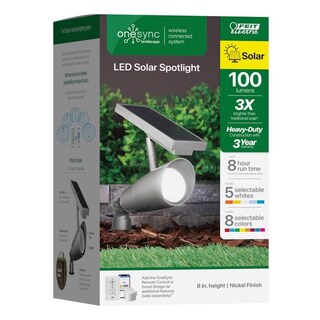 Foto 1 | Foto 1 | Foco Solar Led Feit Electric Onesync De Níquel Cepillado 100 W - Venta Internacional.