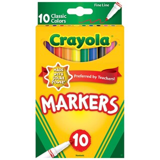 Foto 1 | Foto 1 | Marcadores Crayola Fine Line 10 Unidades - Venta Internacional.