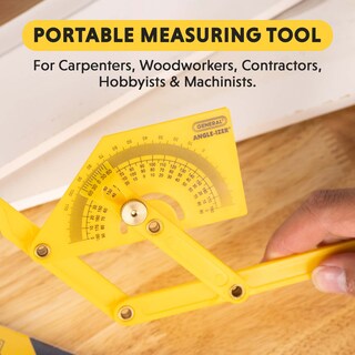 Foto 2 | Foto 2 | Buscador De Ángulos Con Transportador De Plástico General Tools 29 Color Amarillo - Venta Internacional.
