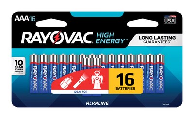 Foto 1 | Foto 1 | Batería Alcalina Aaa De Alta Energía Rayovac  Paquete De 16  Cardada - Venta Internacional.