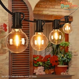 Foto 4 | Foto 4 | Bombillas De Repuesto Holiday Bright Lights Belle Luci G40 (25) - Venta Internacional.