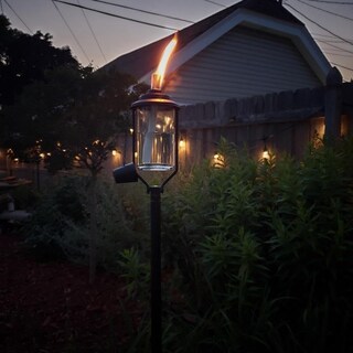 Foto 4 | Foto 4 | Linterna Fuel Lamp Tiki Outdr De Cristal Negra Y Transparente - Venta Internacional.