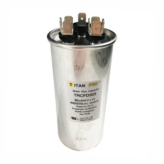 Foto 1 | Foto 1 | Condensador Diversitech Titanpro Trcfd303 30/3 Mfd 440/370 V 5 X 11 Cm - Venta Internacional.