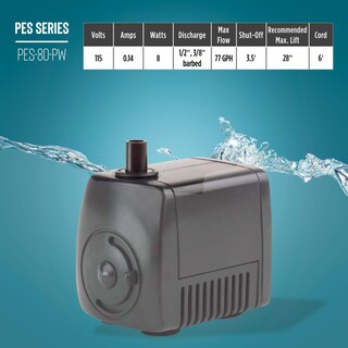 Foto 7 | Foto 7 | Bomba De Agua Little Giant Pes-80-pw 115v 77 Gph Negra - Venta Internacional.