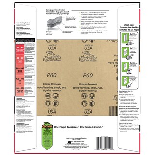 Foto 2 | Foto 2 | Hojas De Lijado Gator Multi-surface Grano 60 9 X 11 Pulgadas Paquete De 25 - Venta Internacional.