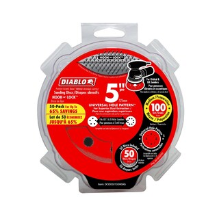 Foto 2 | Foto 2 | Discos De Lijado Diablo 5 Pulgadas Mezcla De Cerámica De Grano 100 Paquete De 50 - Venta Internacional.