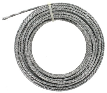 Foto 2 | Foto 2 | Cable Para Aviones Baron De Acero Galvanizado De 3/16 Pulgadas De Profundidad 50 Pies De Largo - Venta Internacional.