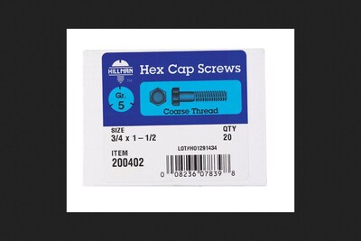 Foto 1 | Foto 1 | Tornillo Bolt Hillman Uss De Grado 5 Con Tapa Hexagonal 19 Mm X 38 Mm - Venta Internacional.