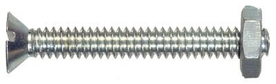 Foto 1 | Foto 1 | Tornillo De Máquina Ranurado De Cabeza Plana Hillman 10-24 X 5 Cm Paquete De 5 - Venta Internacional.