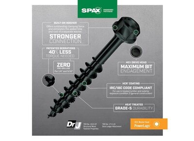 Foto 6 | Foto 6 | Tornillo Spax De 5/16 X 10 Cm Con Cabezal De Arandela Con Revestimiento Hcr - Venta Internacional.