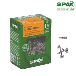 Foto 2 | Foto 2 | Tornillo Spax T-star+ Con Cabeza De Oblea De Madera De 8 X 3 2 Cm - Venta Internacional.