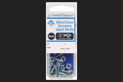 Foto 1 | Foto 1 | Tornillos De Máquina Hillman No. 6-32 De Cabeza Plana Ranurada Paquete De 10 - Venta Internacional.