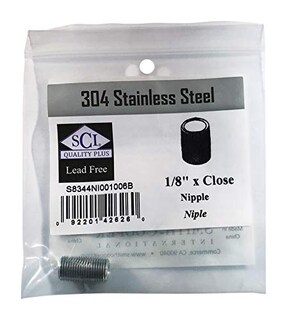 Foto 1 | Foto 1 | Niple Smith Cooper Ss 1/8'' Schedule 40 De Acero Inoxidable - Venta Internacional.