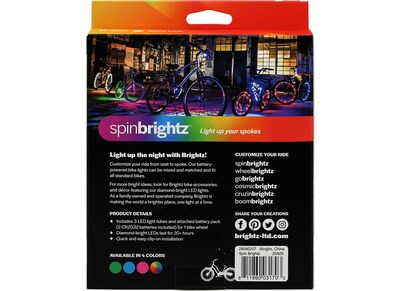 Foto 5 | Foto 5 | Lámpara Led Para Bicicleta Brightz Spin Brightz Multicolor 1 Unidad - Venta Internacional.