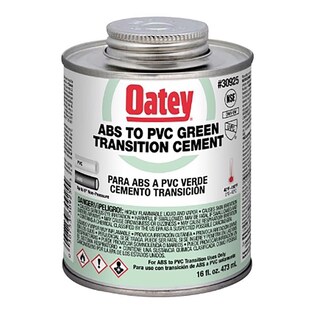 Foto 1 | Foto 1 | Cemento De Transición Oatey Abs A Pvc Verde 473 Ml - Venta Internacional.