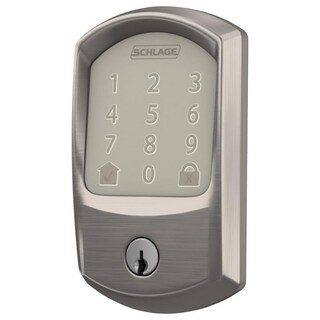 Foto 1 | Foto 1 | Wi-fi Deadbolt Schlage Codifica Metal De Níquel Satinado Con Greenwich - Venta Internacional.