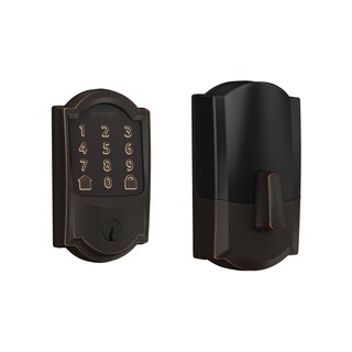Foto 3 | Foto 3 | Wi-fi Deadbolt Schlage Code Metal Bronce Envejecido Be489wbvcam716 - Venta Internacional.