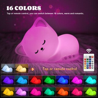 Foto 4 | Foto 4 | Lámpara Nocturna Yotozu Cat Lamp Kitty Con Mando A Distancia Usb - Venta Internacional.